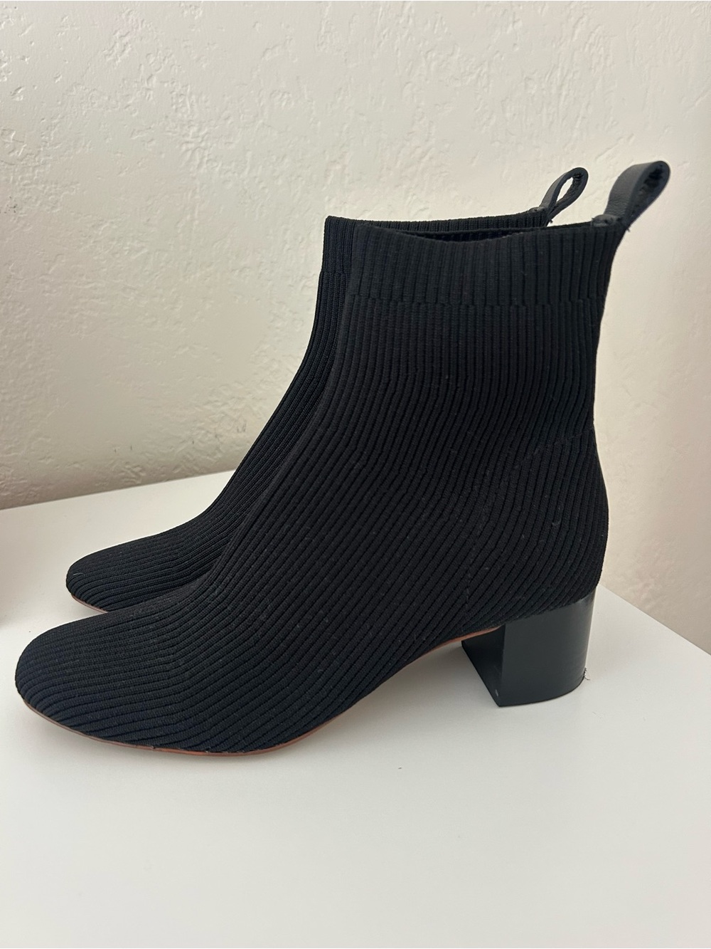 Everlane Women's Black Knit Ankle Boots Size | Size 7.5